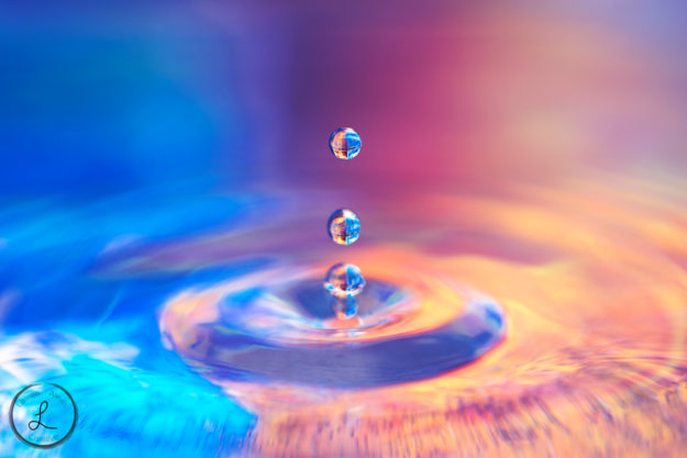 macro water drops, macro photography, macro still life, three water drops, fine art photography, macro fine art