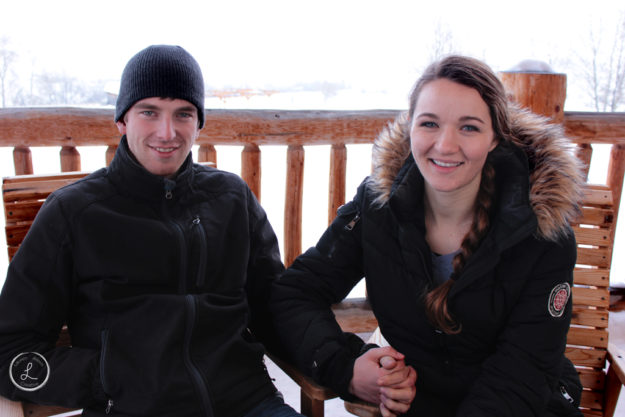 couple portrait, married couple, winter portrait, 