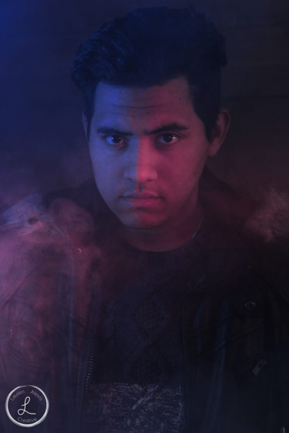 Speeedlight portrait, Fog portrait, mens portrait, Taking advantage of Speedlights