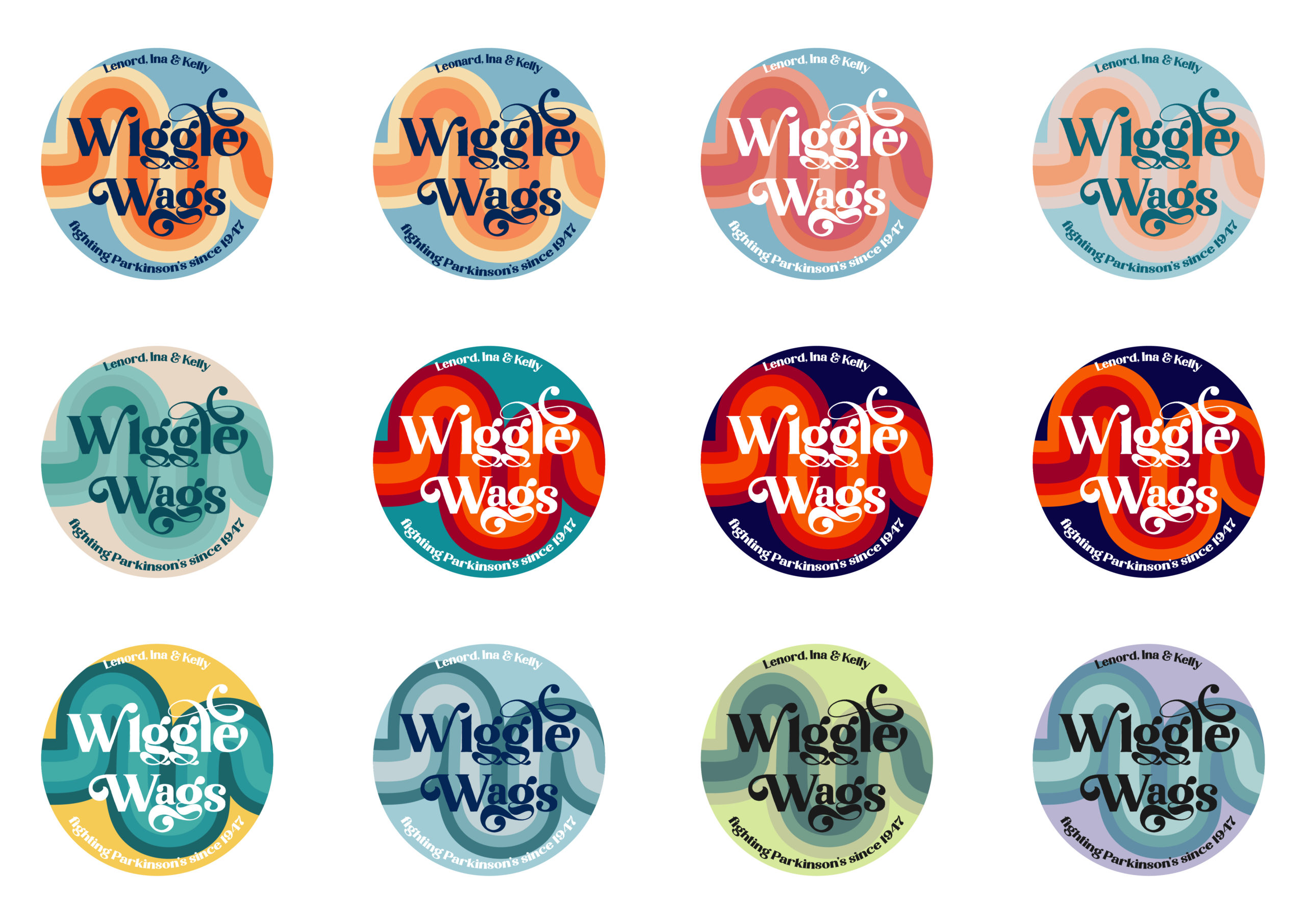 Color Options Wiggle Wags