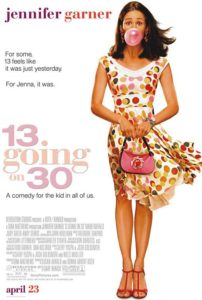 13 going on 30, movie poster, movie poster remake