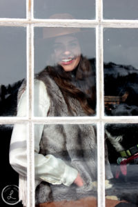 bannack montana, ghost town photography, womens portrait, window portrait, reflection photo,
