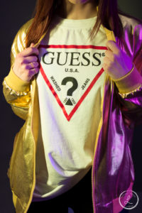 Guess Clothing, Womens fashion, Gold lettermen jacket, golden jacket, womens clothes, womens fashion accessory