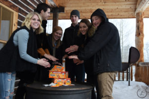 group portrait, winter portrait, hot hands, hand warmers, idaho portrait