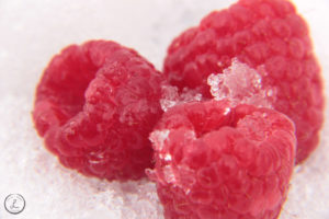 Stock Photography, close up ice raspberry, macro ice raspberry, frozen fruit,