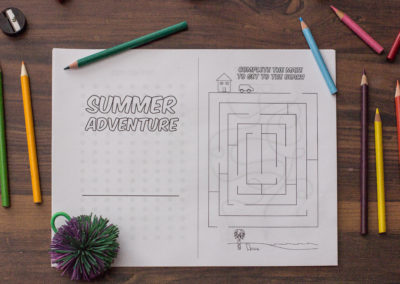 Child Coloring Activity Book